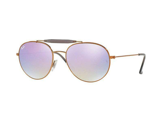 Ray Ban RB 3540 198-7X - Bronze Copper-Lilac Gradient Flash by Ray Ban for Unisex - 53-18-140 mm Sunglasses