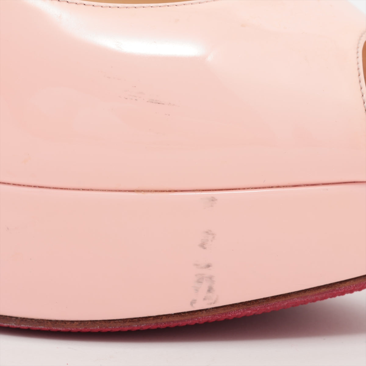 Christian Louboutin Leather Open-toe Pump Baby Pink