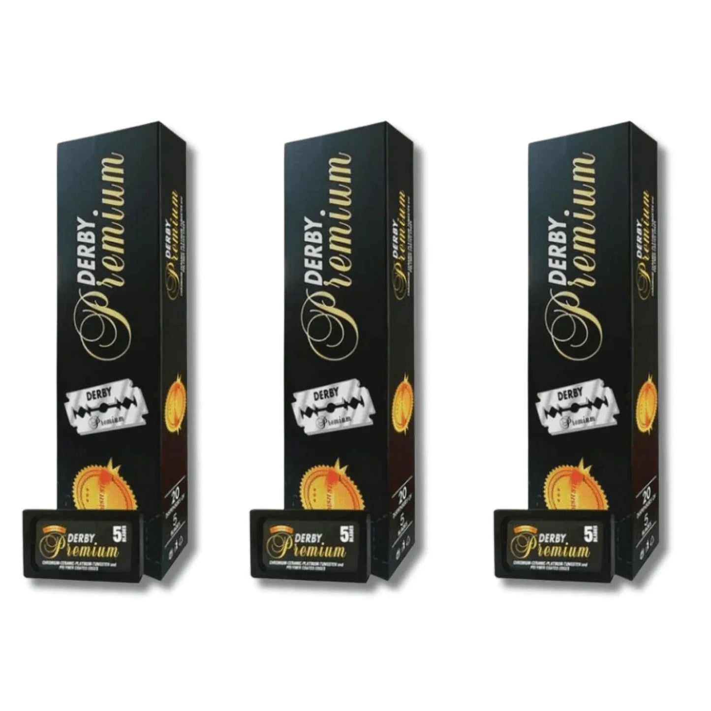 Derby Premium Double Edge Razor Blades 100ct - PREMIUM - BarberSets