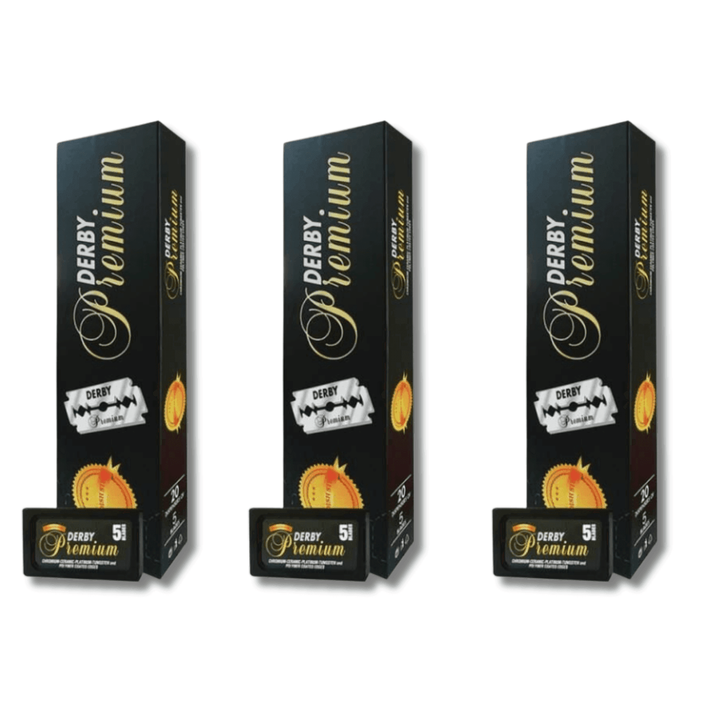 Derby Premium Double Edge Razor Blades 100ct - PREMIUM - BarberSets