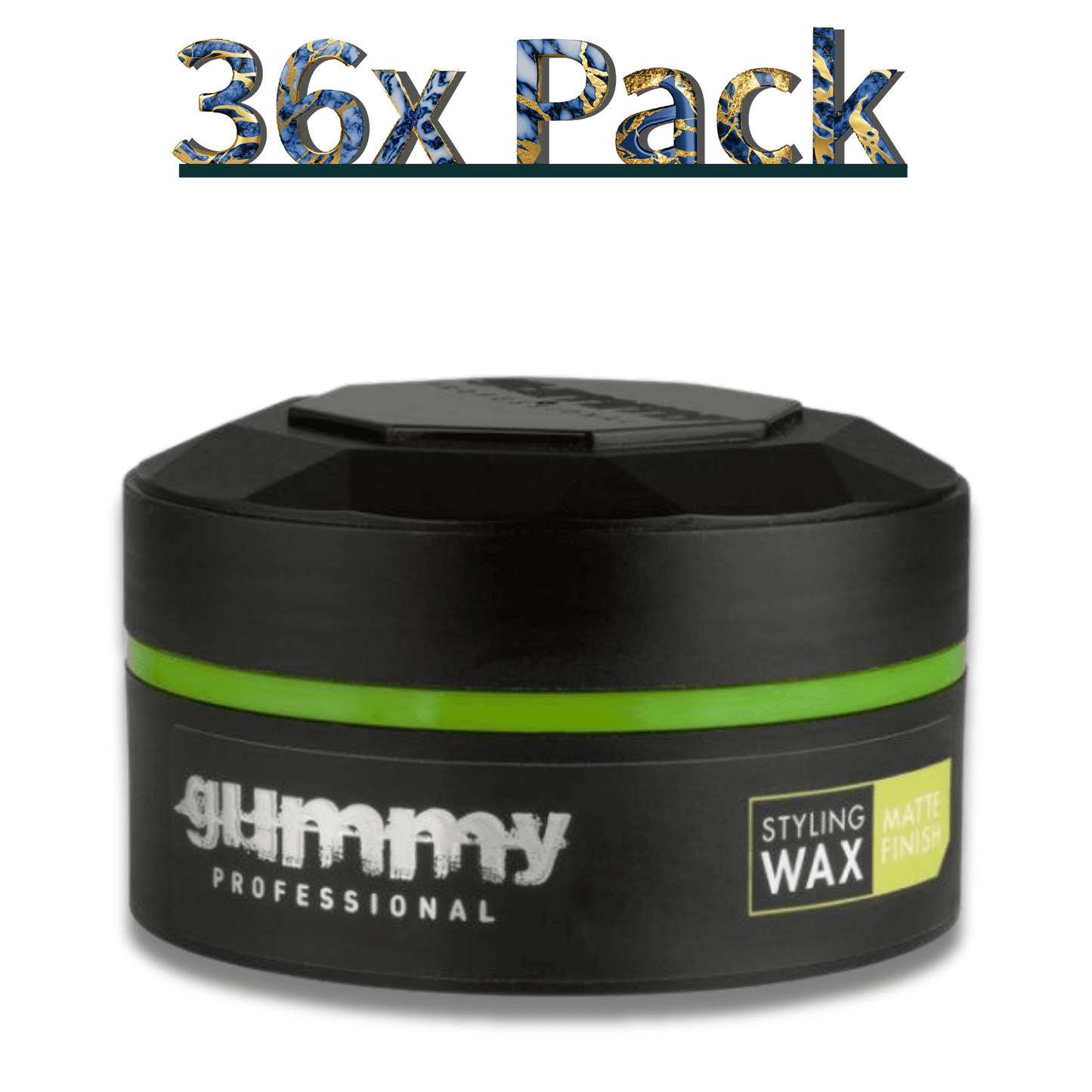 Gummy Hair Styling Wax Matte Finish Multipack