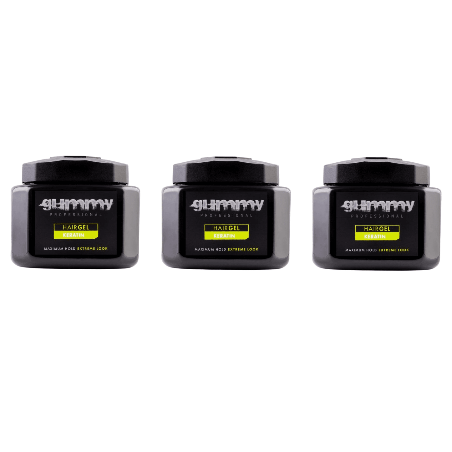 Gummy Hair Gel 23.5 Oz Keratin Multipack