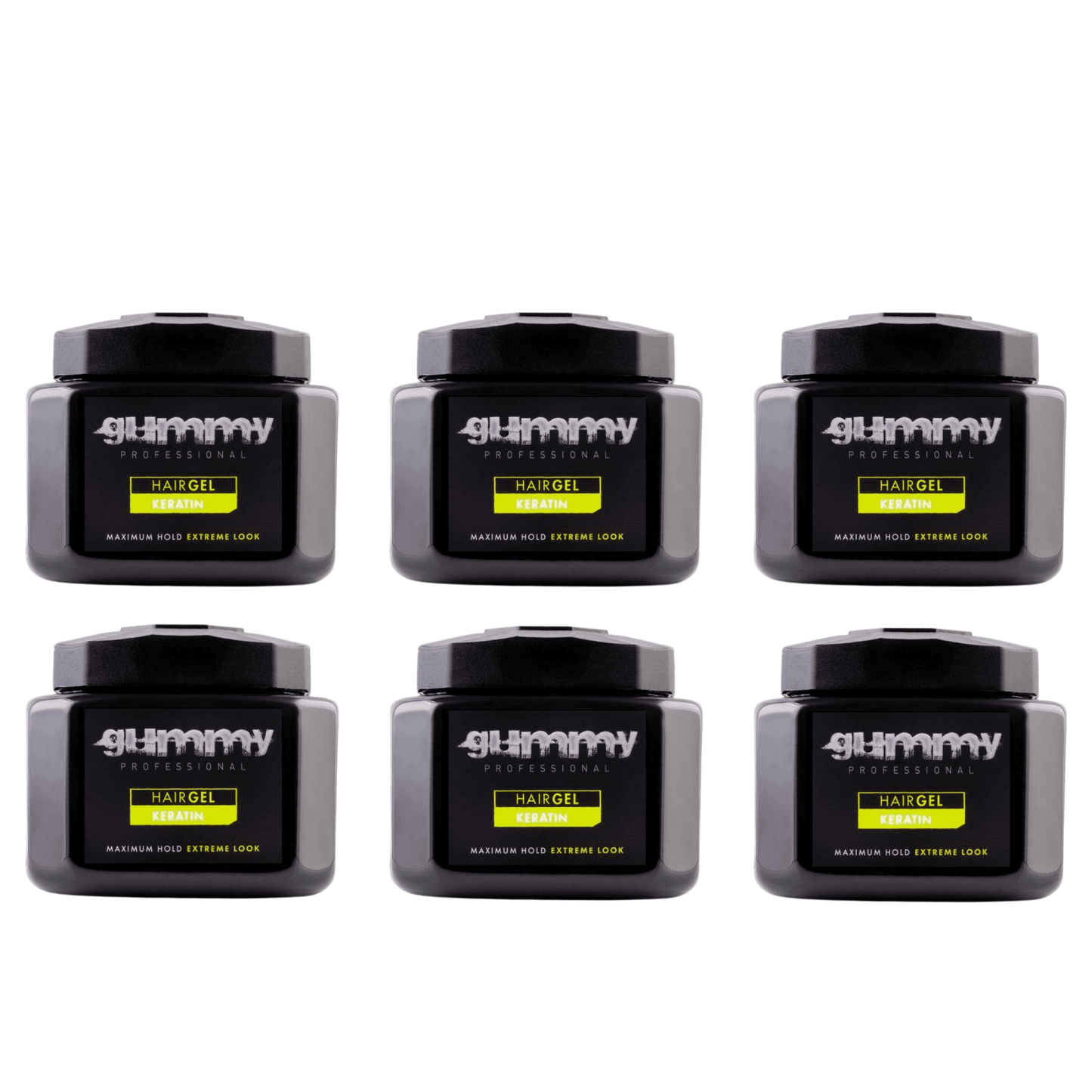 Gummy Hair Gel 23.5 Oz Keratin Multipack