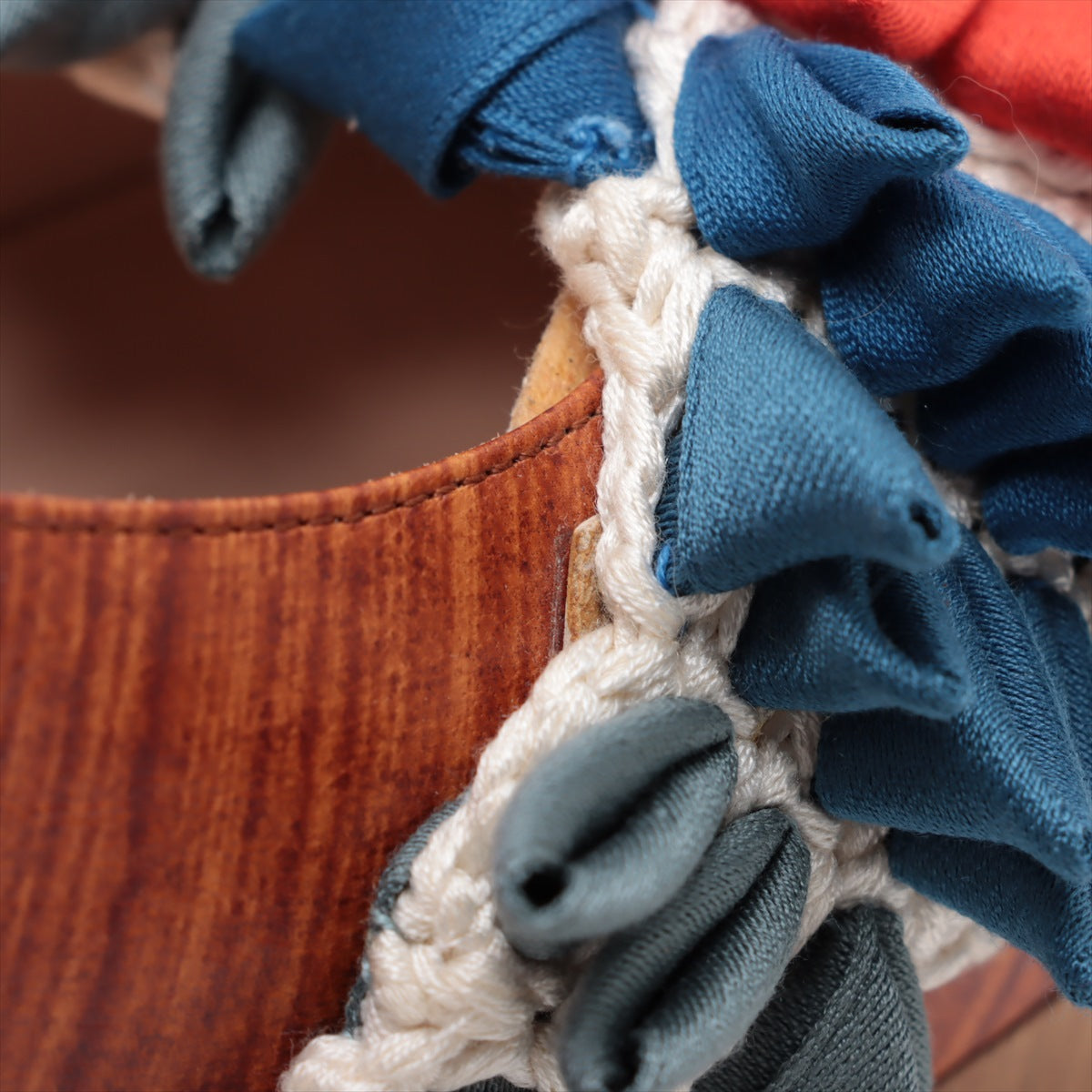 Chanel Rare Multicolor Floral Wood Pumps Limited Edition