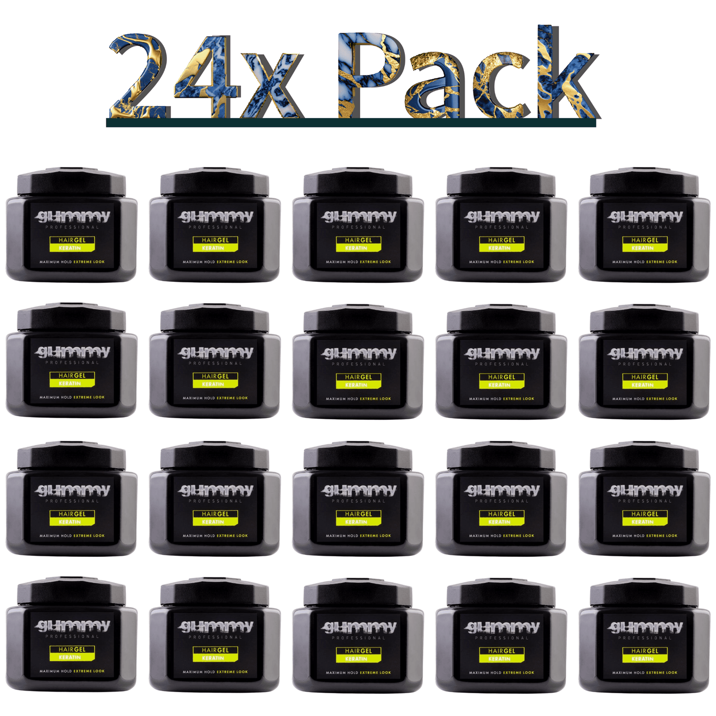 Gummy Hair Gel 23.5 Oz Keratin Multipack