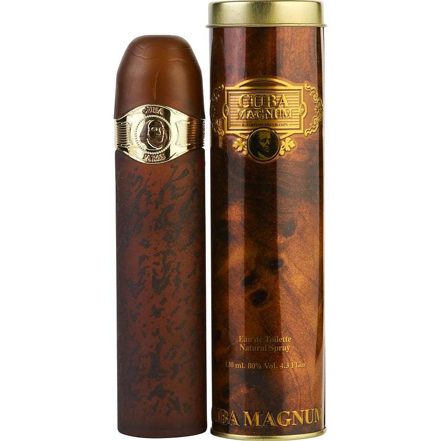 Cuba Magnum Gold by Cuba for Men - 4.3 oz EDT Spray