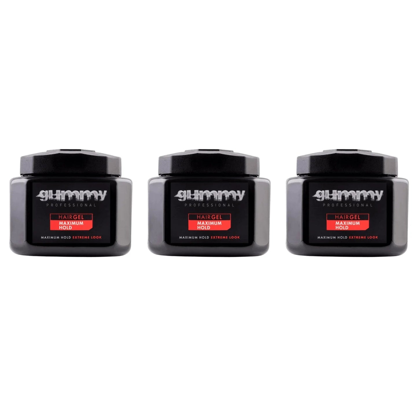 Gummy Hair Gel 695ml / 23.5 oz Multipack
