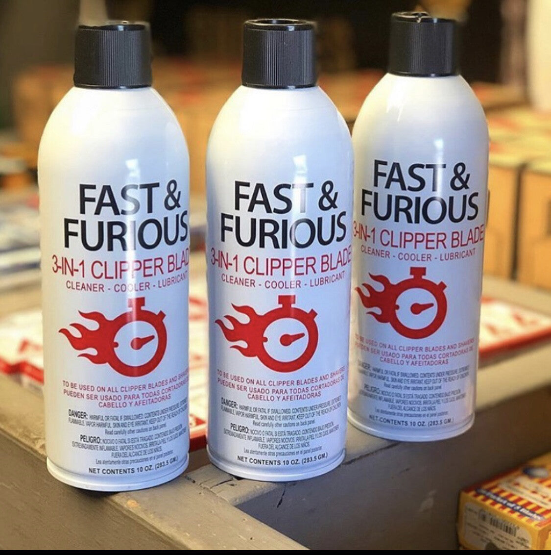 Fast & Furious 3-in-1 Clipper Blade Spray - Multipack