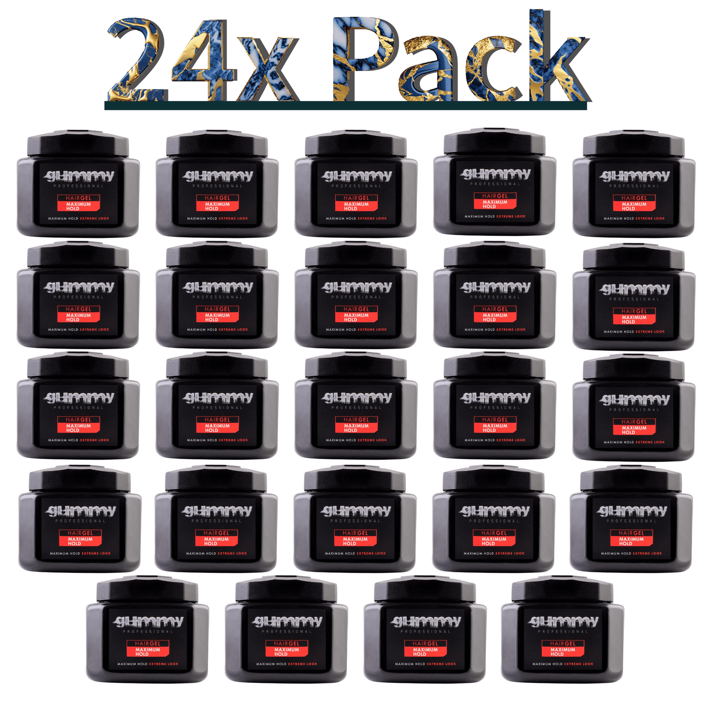 Gummy Hair Gel 23.5 Oz Multipack