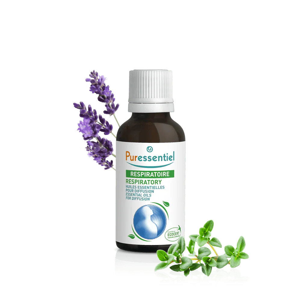 Diffusion Essential Oil - Respiratory Blend by Puressentiel for Unisex - 1.01 oz Oil