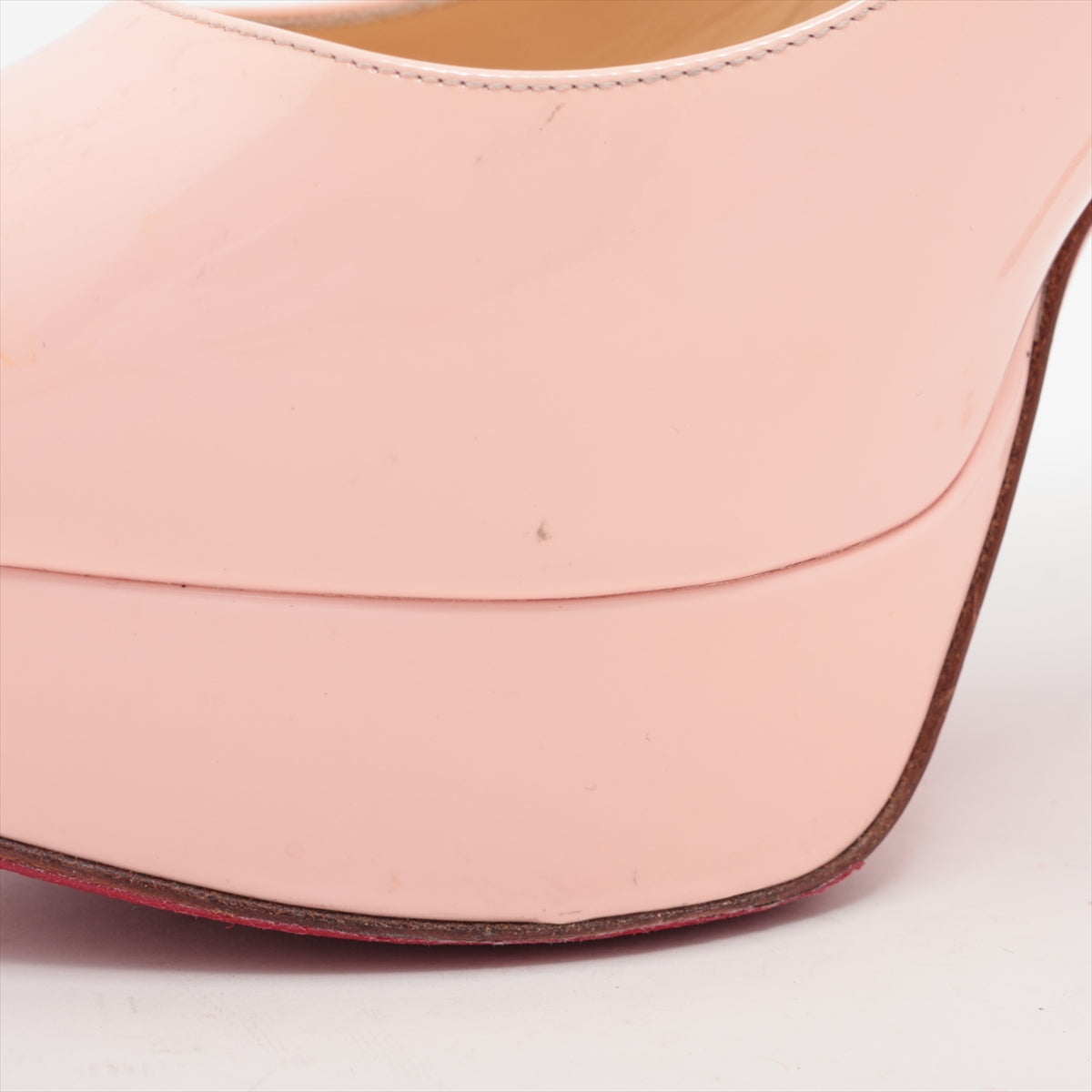 Christian Louboutin Leather Open-toe Pump Baby Pink