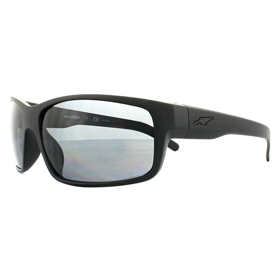 Arnette AN 4202 447-81 Fastball - Fuzzy Black-Grey Polarized by Arnette for Unisex - 62-16-135 mm Sunglasses
