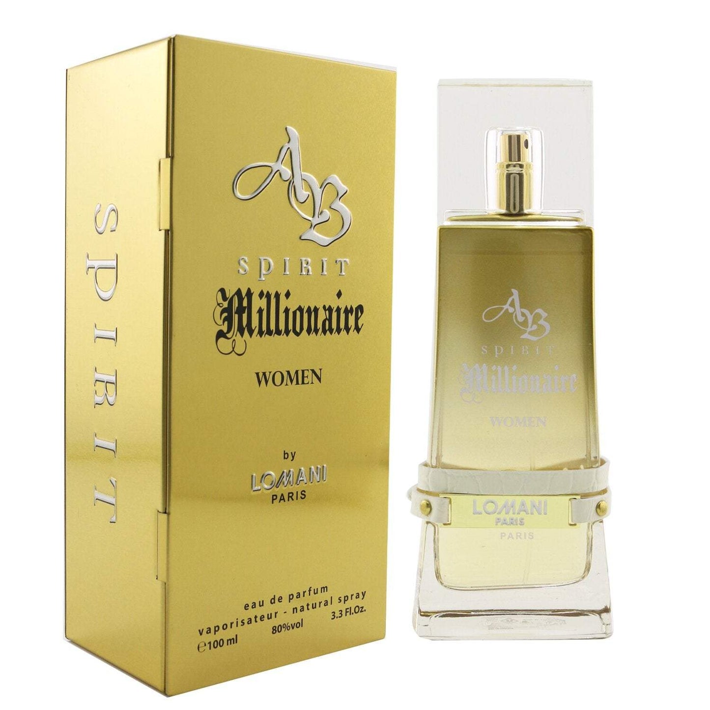 AB Spirit Millionaire by Lomani for Women - 3.3 oz EDP Spray