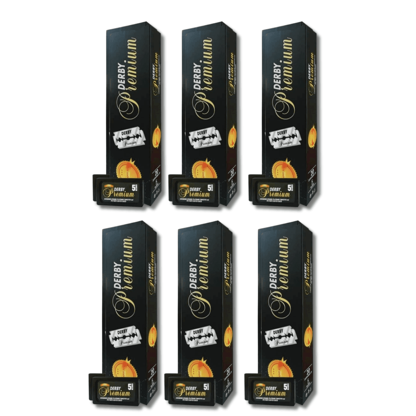 Derby Premium Double Edge Razor Blades 100ct - PREMIUM - BarberSets