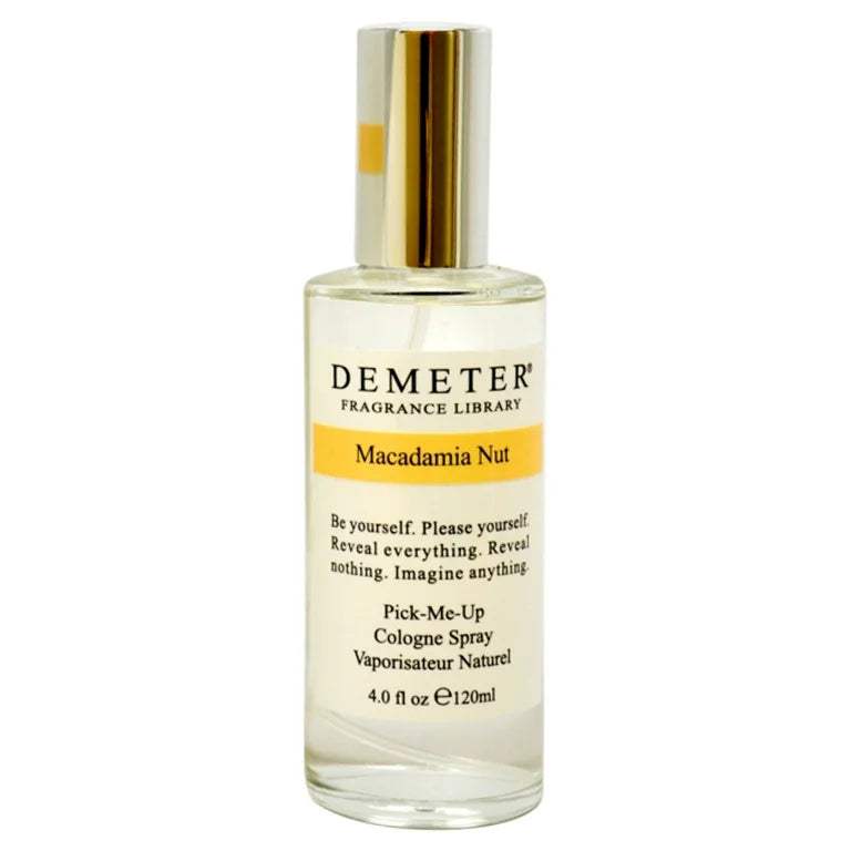 Macadamia Nut by Demeter for Women - 4 oz Cologne Spray