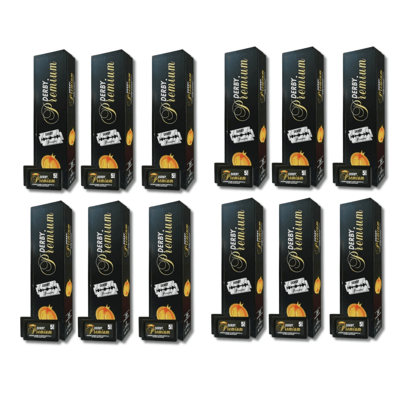 Derby Premium Double Edge Razor Blades 100ct - PREMIUM - BarberSets