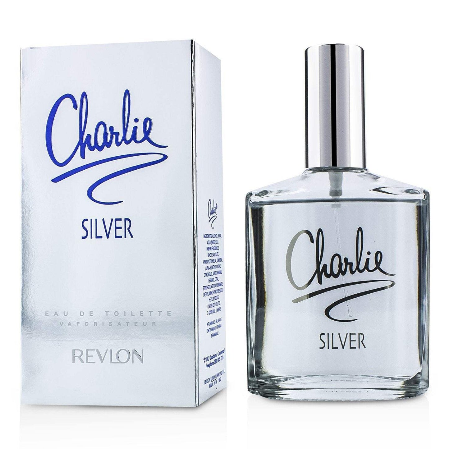 Charlie Silver by Revlon for Women - 3.4 oz EDT Spray