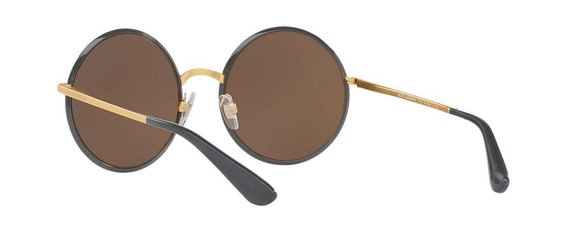 Dolce and Gabbana DG 2155 1295-F9 - Grey-Brown Bronze by Dolce and Gabbana for Women - 56-20-140 mm Sunglasses