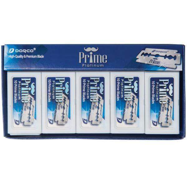 Dorco STP301 Prime Platinum Extra Double Edge Razor Blade - 1000 ct - BarberSets