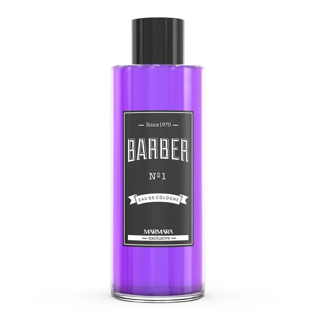 Marmara Barber Cologne - Best Choice of Modern Barbers and Traditional Shaving Fans (No 1 Purple, 500ml x 1 Bottle)