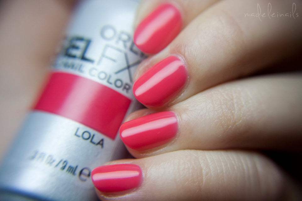Orly Gelfx Gel Nail Color 0.3 Fl Oz / 9 Ml Lola