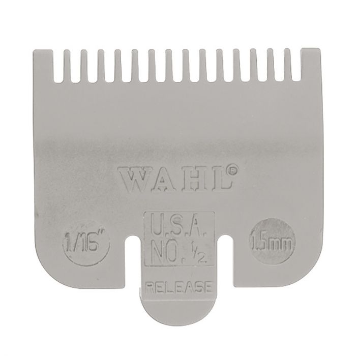 Wahl #1/2 Color-Coded Nylon Cutting Guide Comb - Light Gray