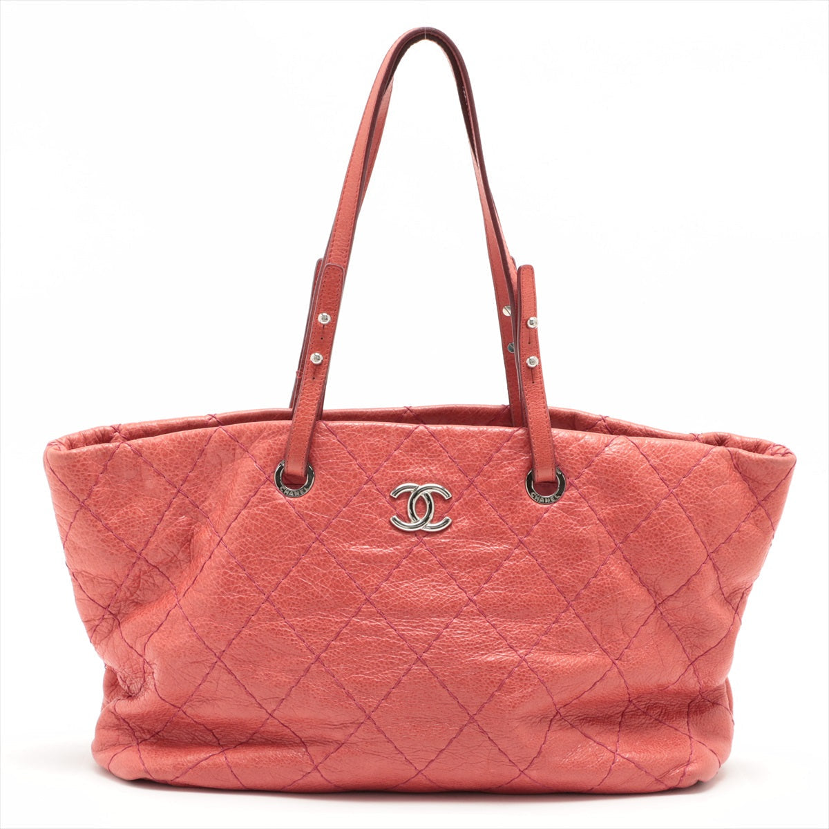 Chanel Wild Stitch Vintage Calfskin Tote Bag