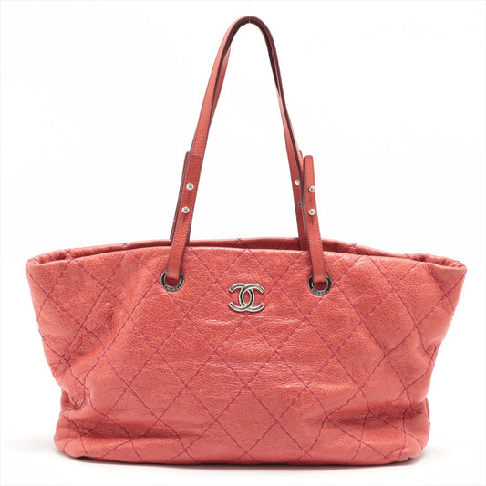 Chanel Wild Stitch Vintage Calfskin Tote Bag