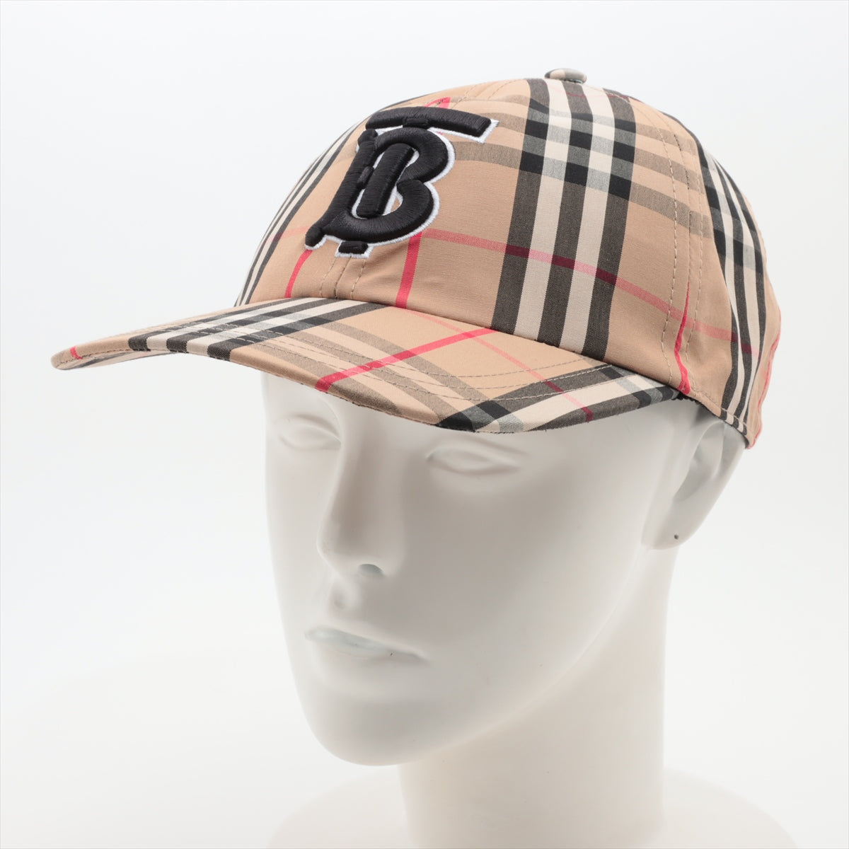 Burberry TB Logo Nova Check Cap Beige