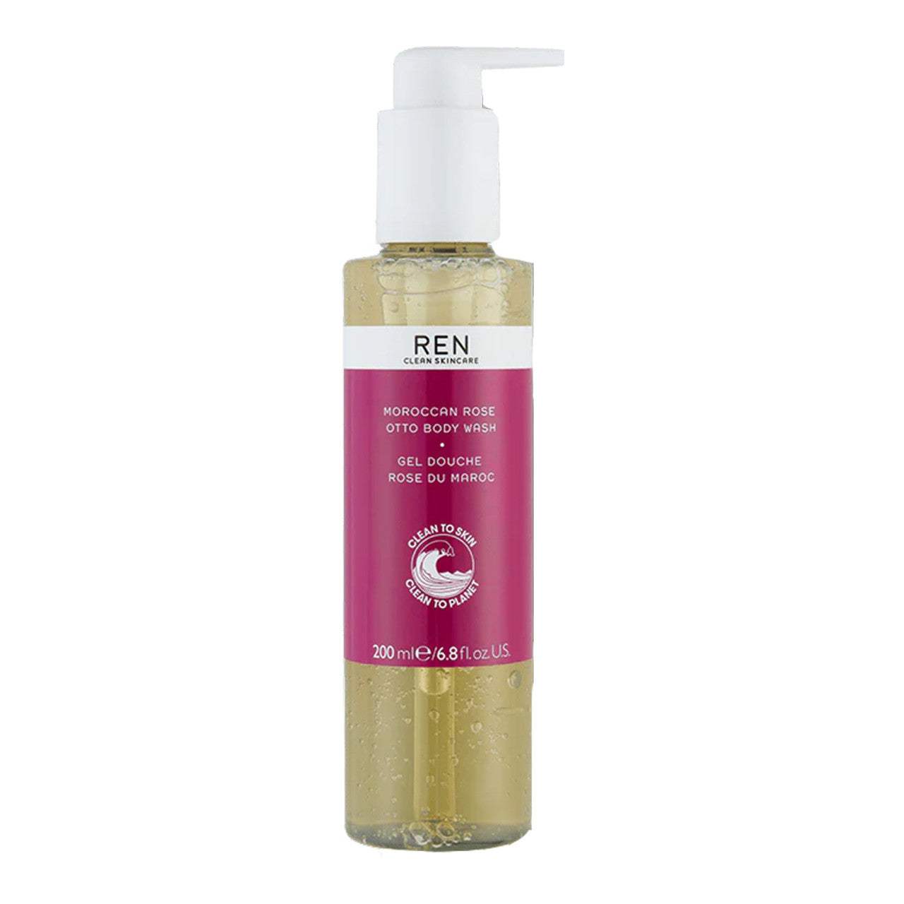 Moroccan Rose Otto Body Wash by REN for Unisex - 6.8 oz Body Wash