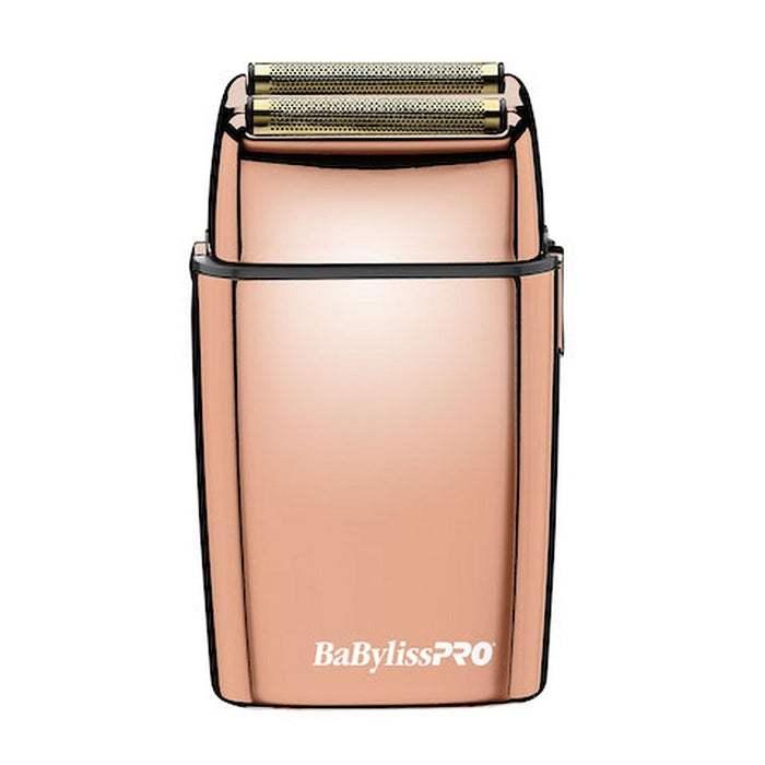 BaByliss Pro Cordless Rose Gold Metal Double Foil Shaver