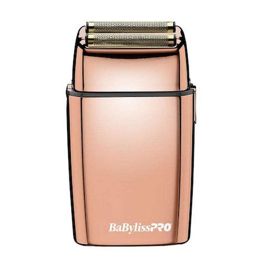 BaByliss Pro Cordless Rose Gold Metal Double Foil Shaver