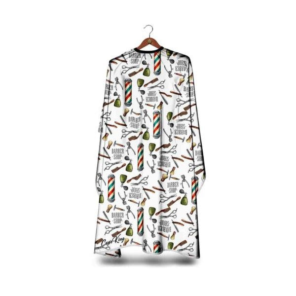 The Shave Factory Premium Barber Cape No.6 - Hook Closure