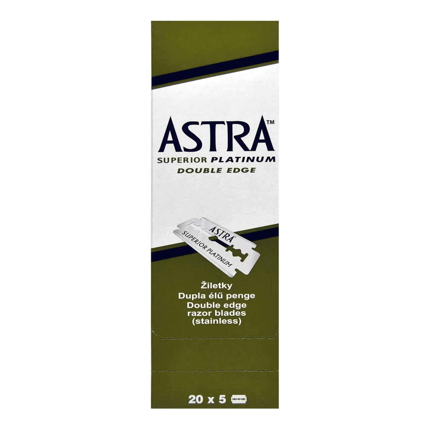 Astra Double Edge Blade (Green) - BarberSets
