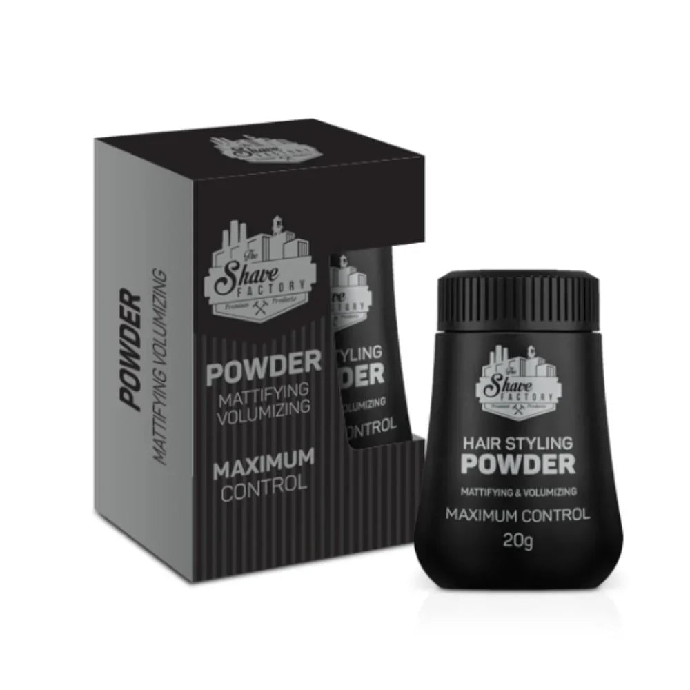 The Shave Factory Hair Styling Powder 0.7 oz Multipack