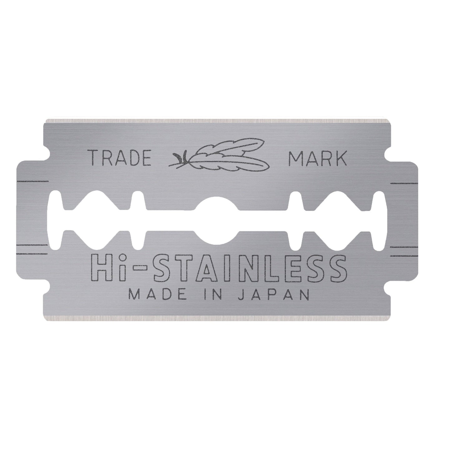 Feather Hi-Stainless Double Edge Blades, 50 Count