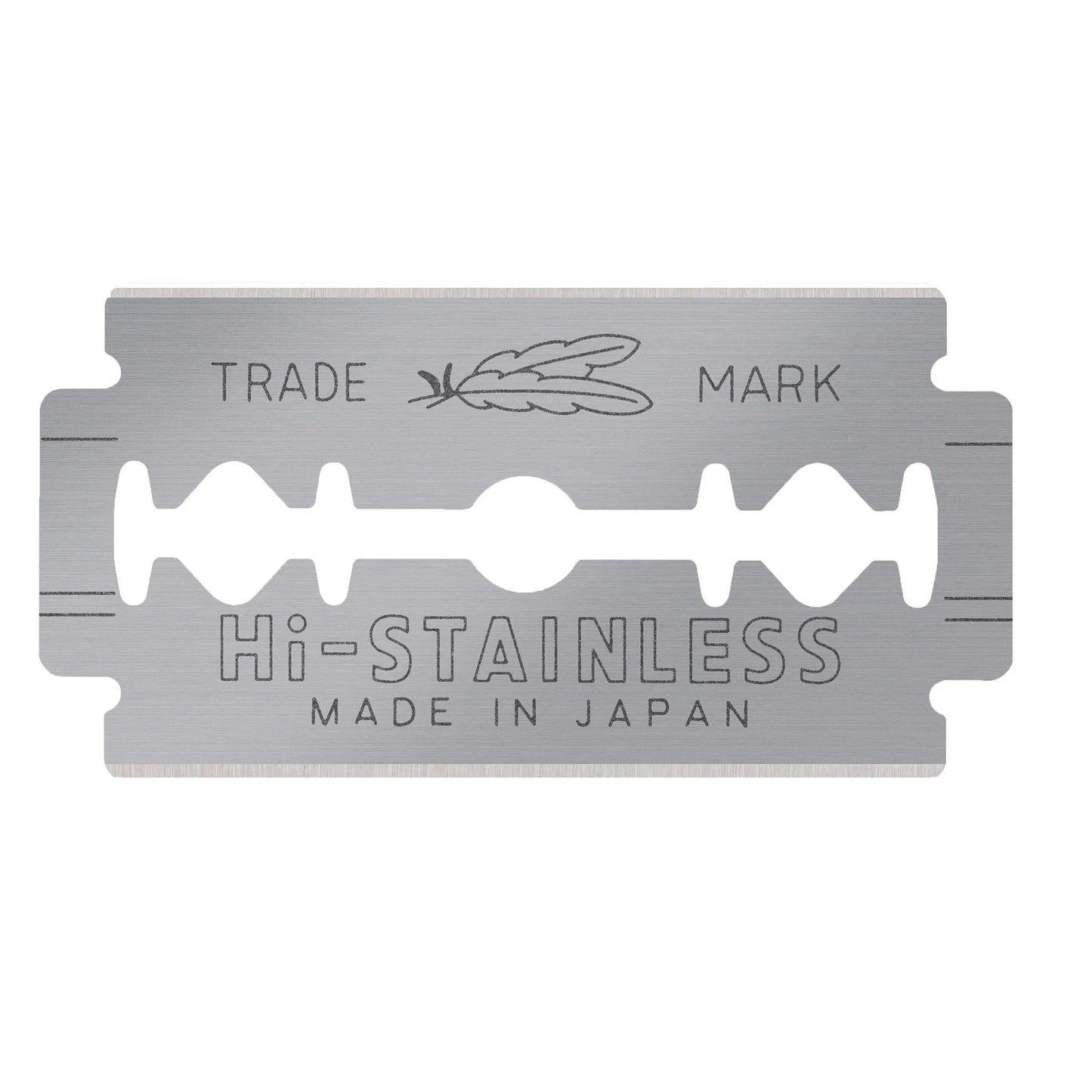 Feather Hi-Stainless Double Edge Blades, 50 Count