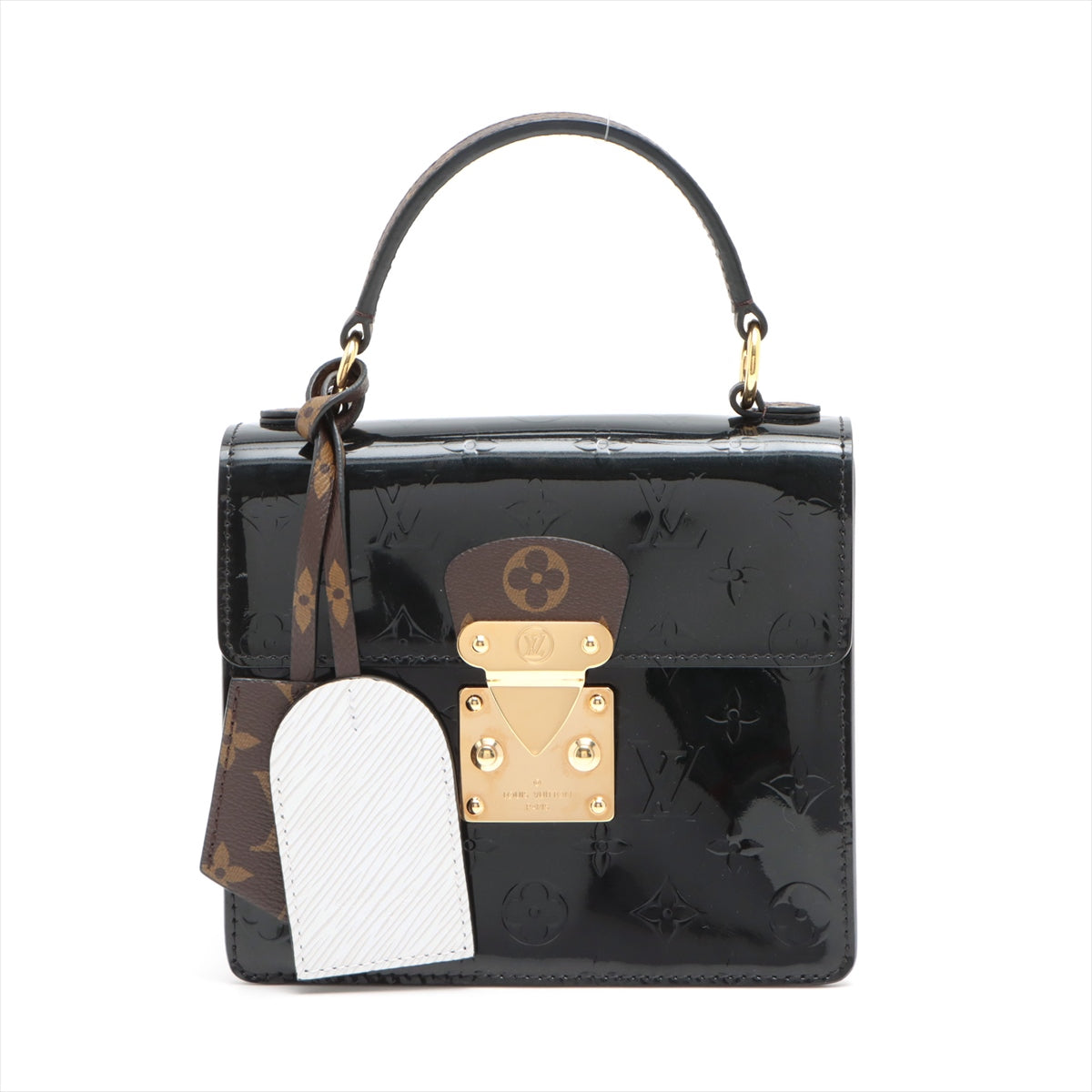 Louis Vuitton Monogram Vernis Spring Street PM Black
