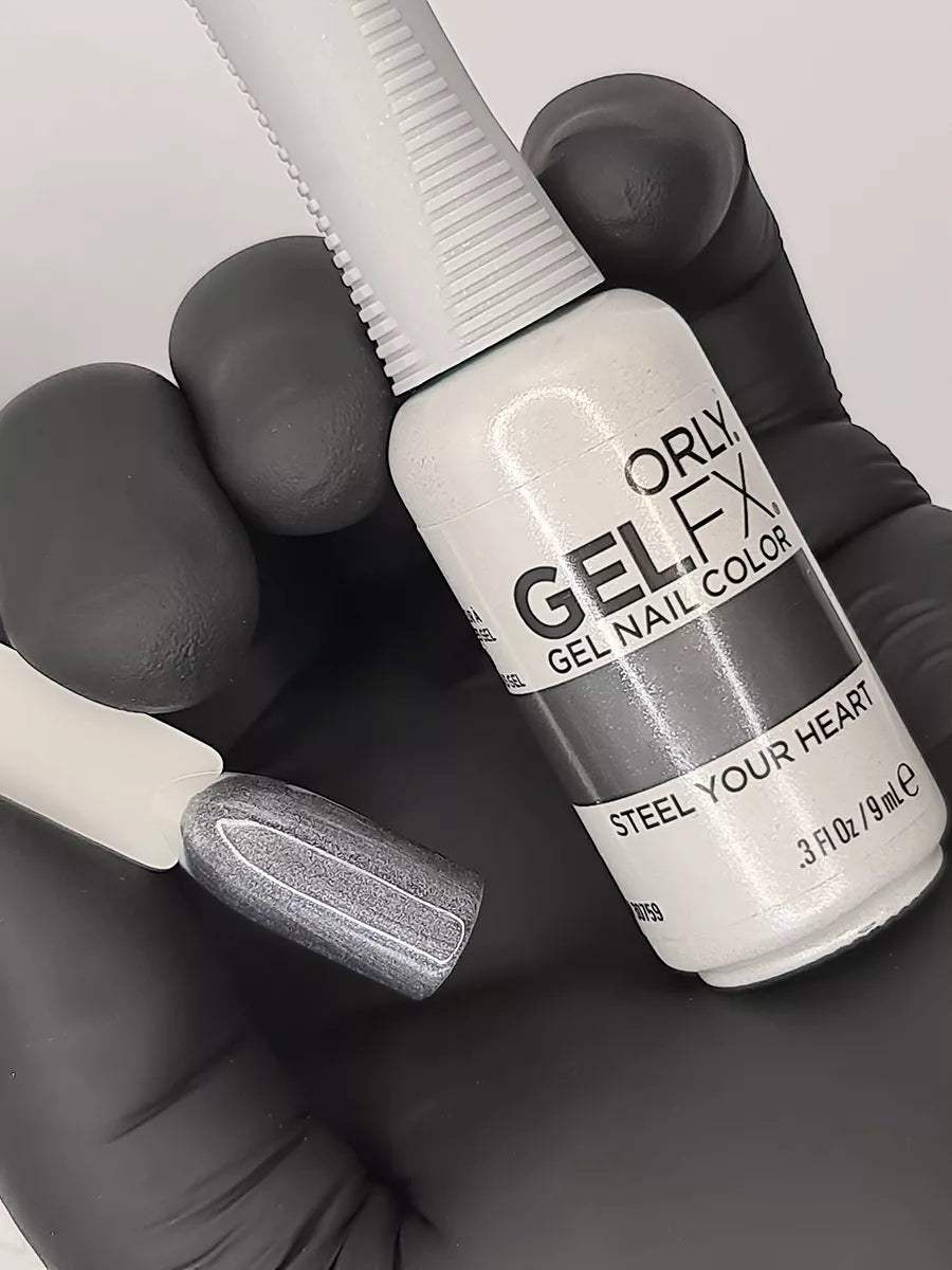 Orly Gelfx Gel Nail Color 0.3 Fl Oz / 9 Ml Steel Your Heart