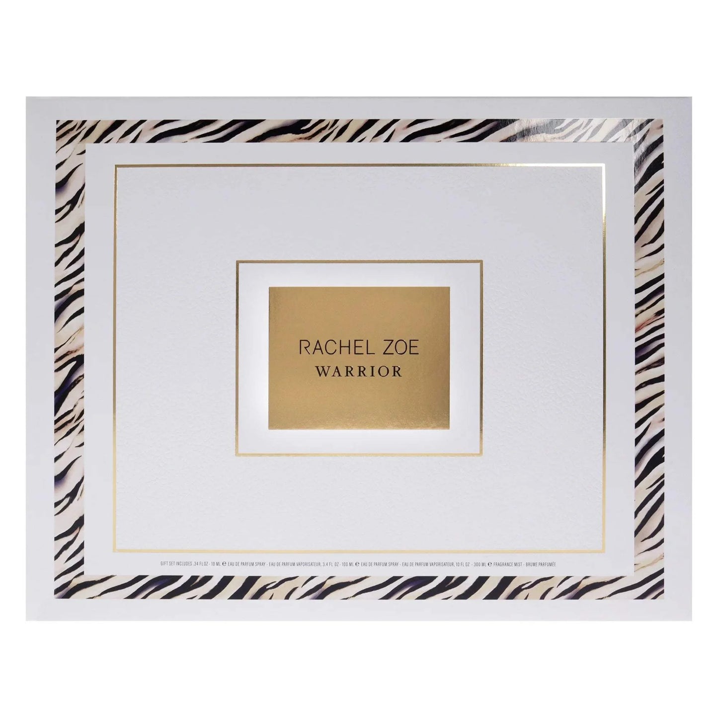 Warrior by Rachel Zoe for Women - 3 Pc Gift Set 3.4oz EDP Spray, 10oz Body Mist, Scarf