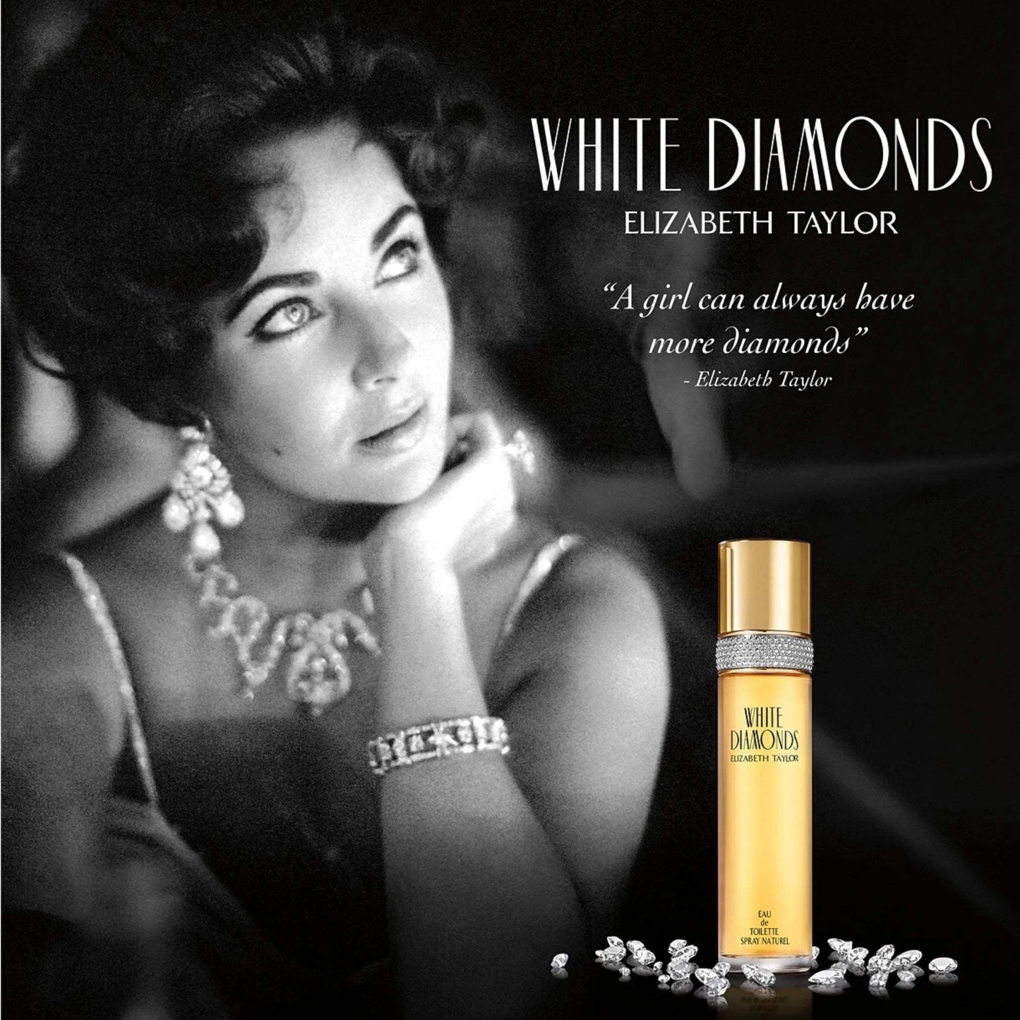 White Diamonds by Elizabeth Taylor for Women - 1.7 oz EDT Spray
