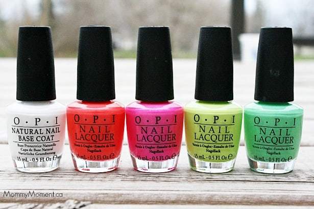 OPI Neon Nail Lacquers Collection