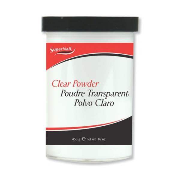 Supernail French Acrylic Clear Powder 453 G / 16 Oz - BarberSets