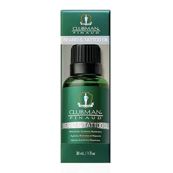 Clubman Beard And Tatoo Oil 1Oz - BarberSets
