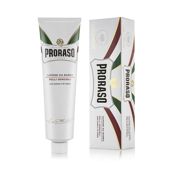 Proraso Shaving Cream in Tube Sensitive Skin White 5.2 oz - Multipack