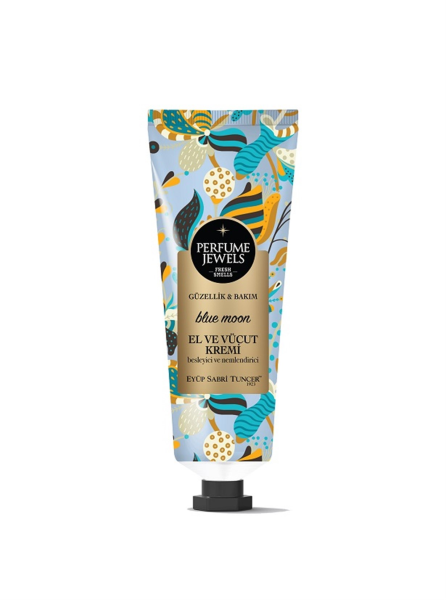 EYUP SABRI TUNCER EST1923-EYUP SABRI TUNCER -PERFUME JEWELS  HAND and BODY CREAM 50 ML - BLUE MOON PERFUME JEWELS  HAND and BODY CREAM 50 ML - BLUE MOON