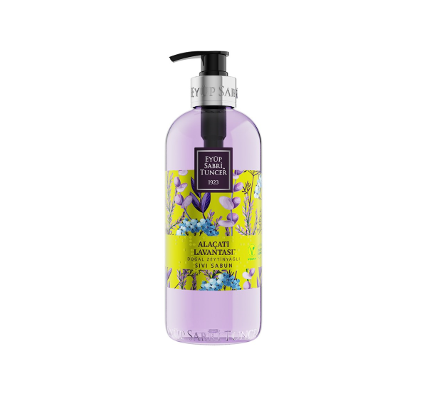 EYUP SABRI TUNCER EST1923-EYUP SABRI TUNCER LIQUID SOAP NATURAL OLIVE OIL ALAÇATI LAVENDER 500 ML  LIQUID SOAP NATURAL OLIVE OIL JAPANESE CHERRY 500 ML