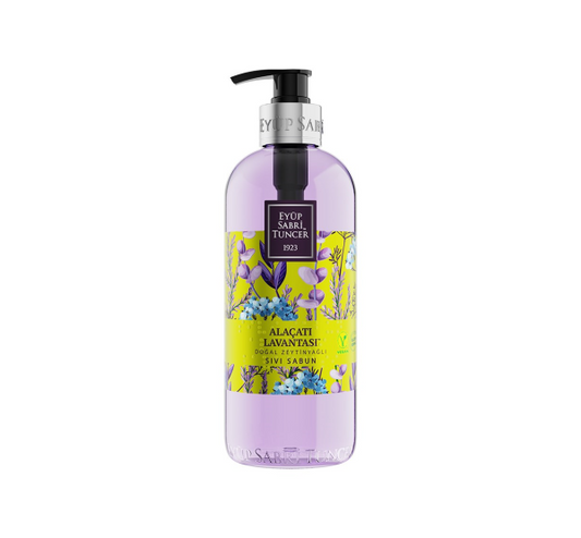 EYUP SABRI TUNCER EST1923-EYUP SABRI TUNCER LIQUID SOAP NATURAL OLIVE OIL ALAÇATI LAVENDER 500 ML  LIQUID SOAP NATURAL OLIVE OIL JAPANESE CHERRY 500 ML