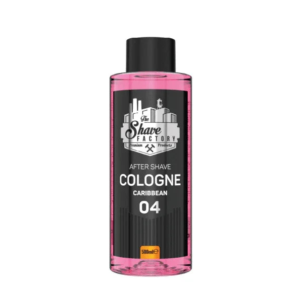 The Shave Factory After Shave Cologne 04 Caribbean 16.9 oz - 500 ml Multipack