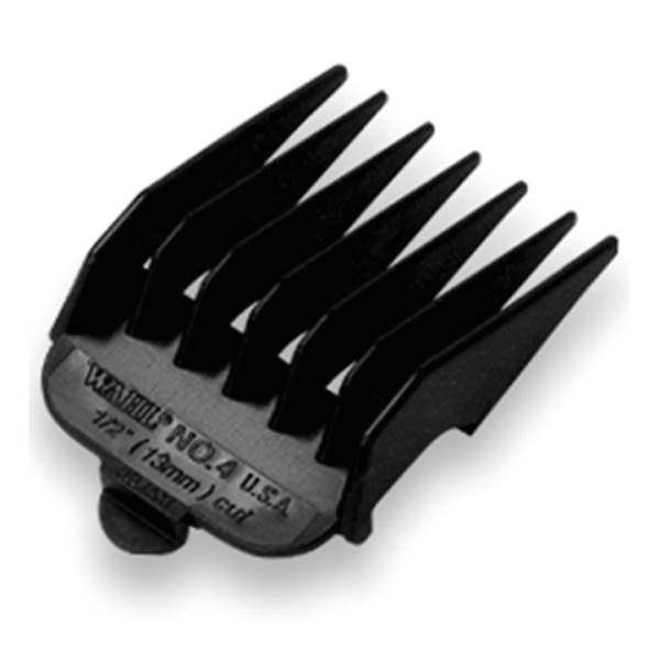 Wahl #4 Nylon Cutting Guide Comb - Black (1/2")